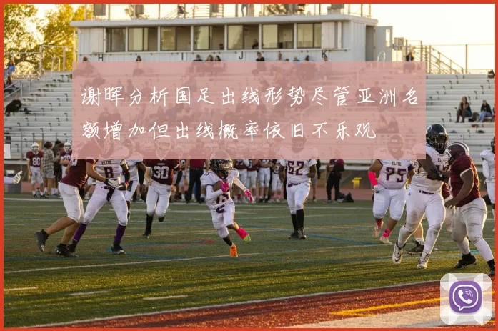 谢晖分析国足出线形势尽管亚洲名额增加但出线概率依旧不乐观